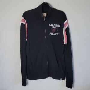 FORTY-SEVEN BRAND Miami Heat NBA Full Zip Jacket L